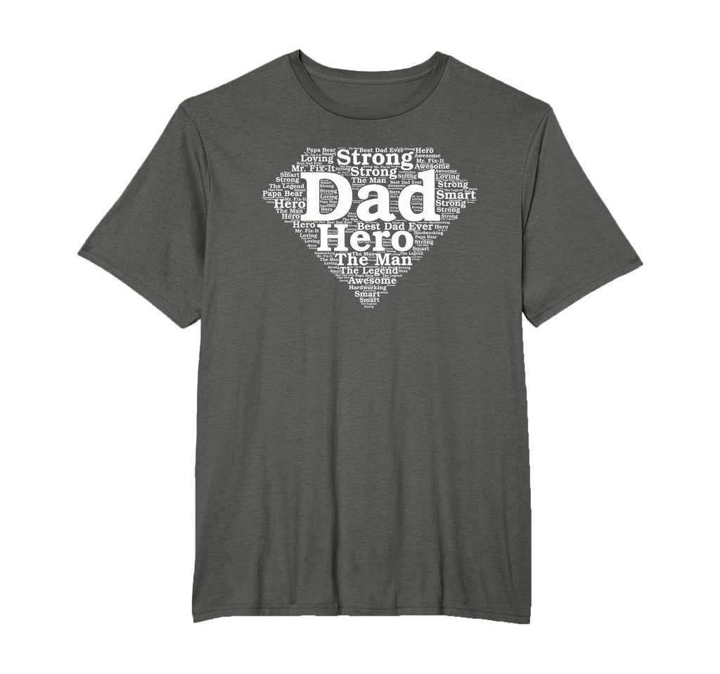 Super Hero Dad Fathers Day T-Shirt - Graphic Print for Adults - T-Shirt, Sweatshirt, Hoodie