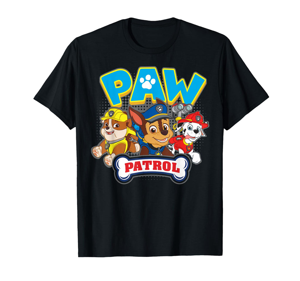 Paw Patrol Group Chase Marshall T-Shirt - Casual Everyday Wear Unisex - T-Shirt, Sweatshirt, Hoodie