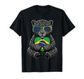 Brasil Flag Leopard Brazilian Pride T-Shirt - Graphic Print Men Women - T-Shirt, Sweatshirt, Hoodie