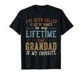 Grandad Is My Favorite Name T-Shirt - Casual Everyday Wear for Adults - T-Shirt, Sweatshirt, Hoodie