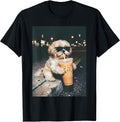 Shih Tzu Drinking Iced Coffee Funny Pet Lifestyle - Adult & Kids T-Shirts, Sweatshirts & Hoodies apparel design preview 1