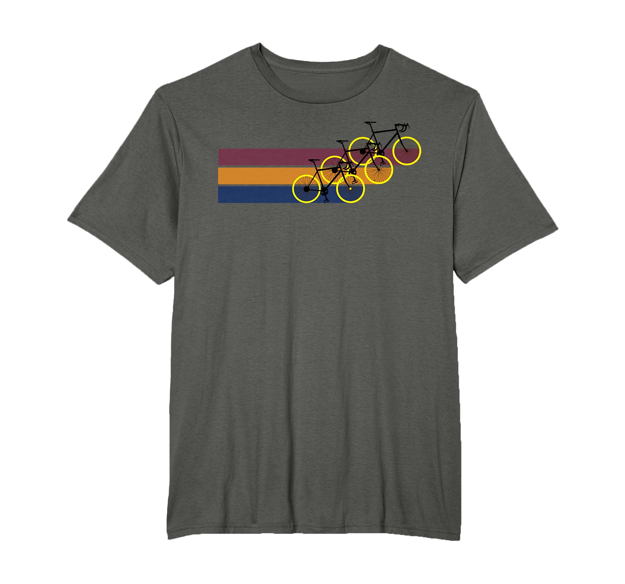Minimalistic Cycling Funny Biking T-Shirt - Casual Everyday Wear Unisex - T-Shirt, Sweatshirt, Hoodie