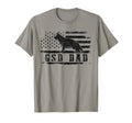 Gsd Dad Distressed American Flag T-Shirt - Custom Art Print for Adults - T-Shirt, Sweatshirt, Hoodie