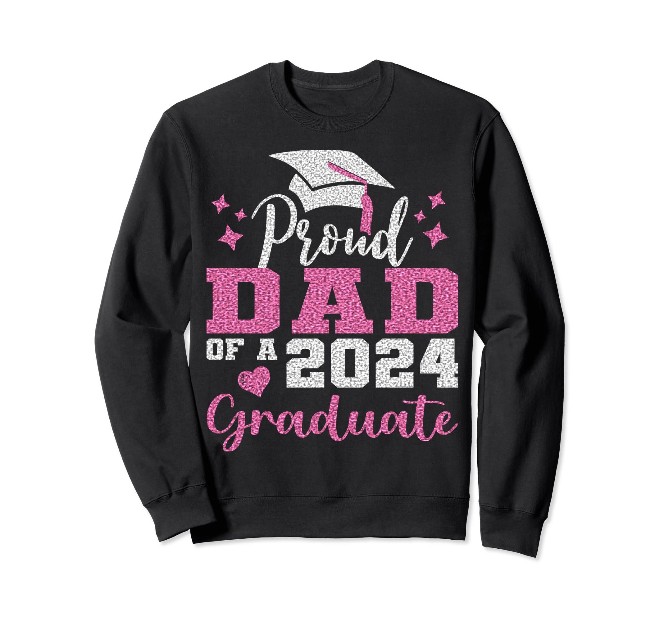 Super Proud Dad 2024 Graduate Awesome Sweatshirt - Minimalist Print Unisex - T-Shirt, Sweatshirt, Hoodie
