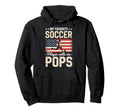 My Favorite Soccer Player Calls Me Pops Hoodie - Graphic Print Men Women - T-Shirt, Sweatshirt, Hoodie