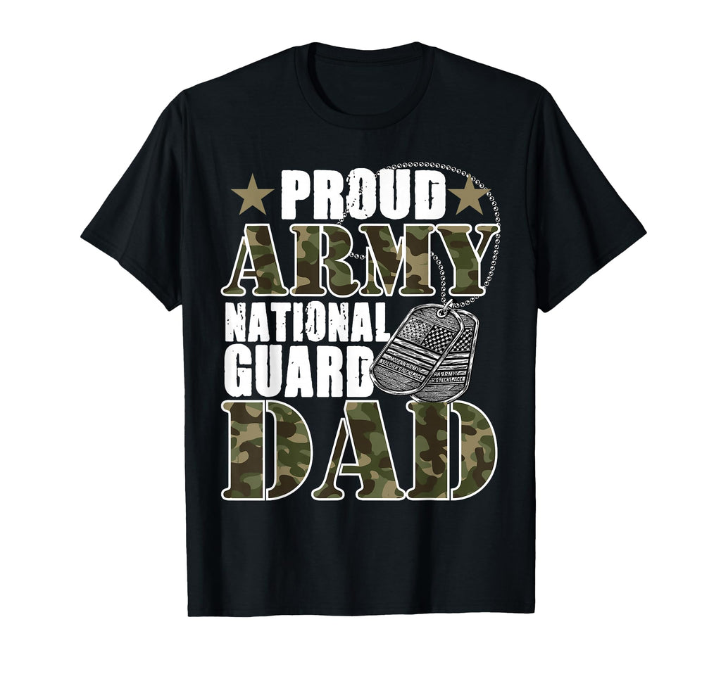 Proud Army National Guard Dad Camo T-Shirt - Custom Art Print Unisex - T-Shirt, Sweatshirt, Hoodie