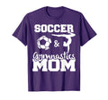 Soccer And Gymnastics Mom Funny Soccer T-Shirt - Minimalist Print Unisex - T-Shirt, Sweatshirt, Hoodie