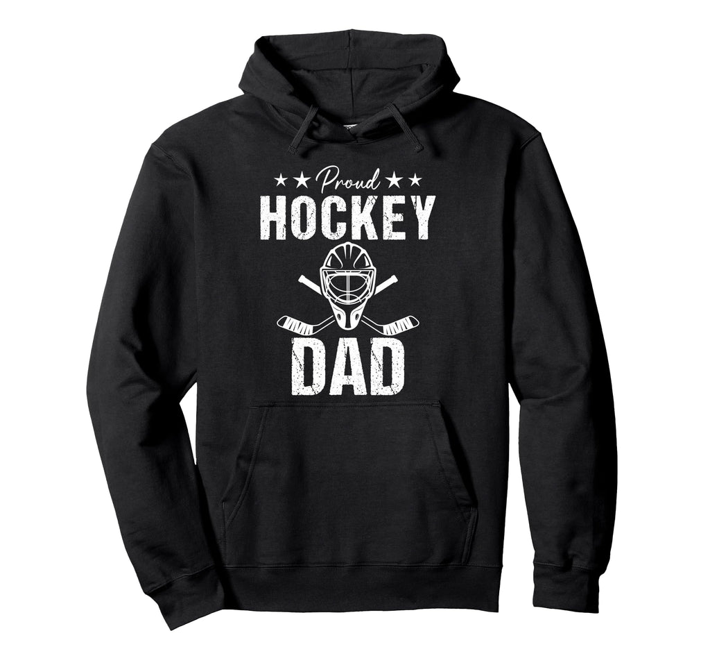 Proud Hockey Dad Game Day Sports Parent Hoodie - Unique Graphic for Adults - T-Shirt, Sweatshirt, Hoodie