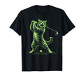 Funny Cat Playing Golf Cat Dad Cat Mom T-Shirt - Unique Graphic Men Women - T-Shirt, Sweatshirt, Hoodie