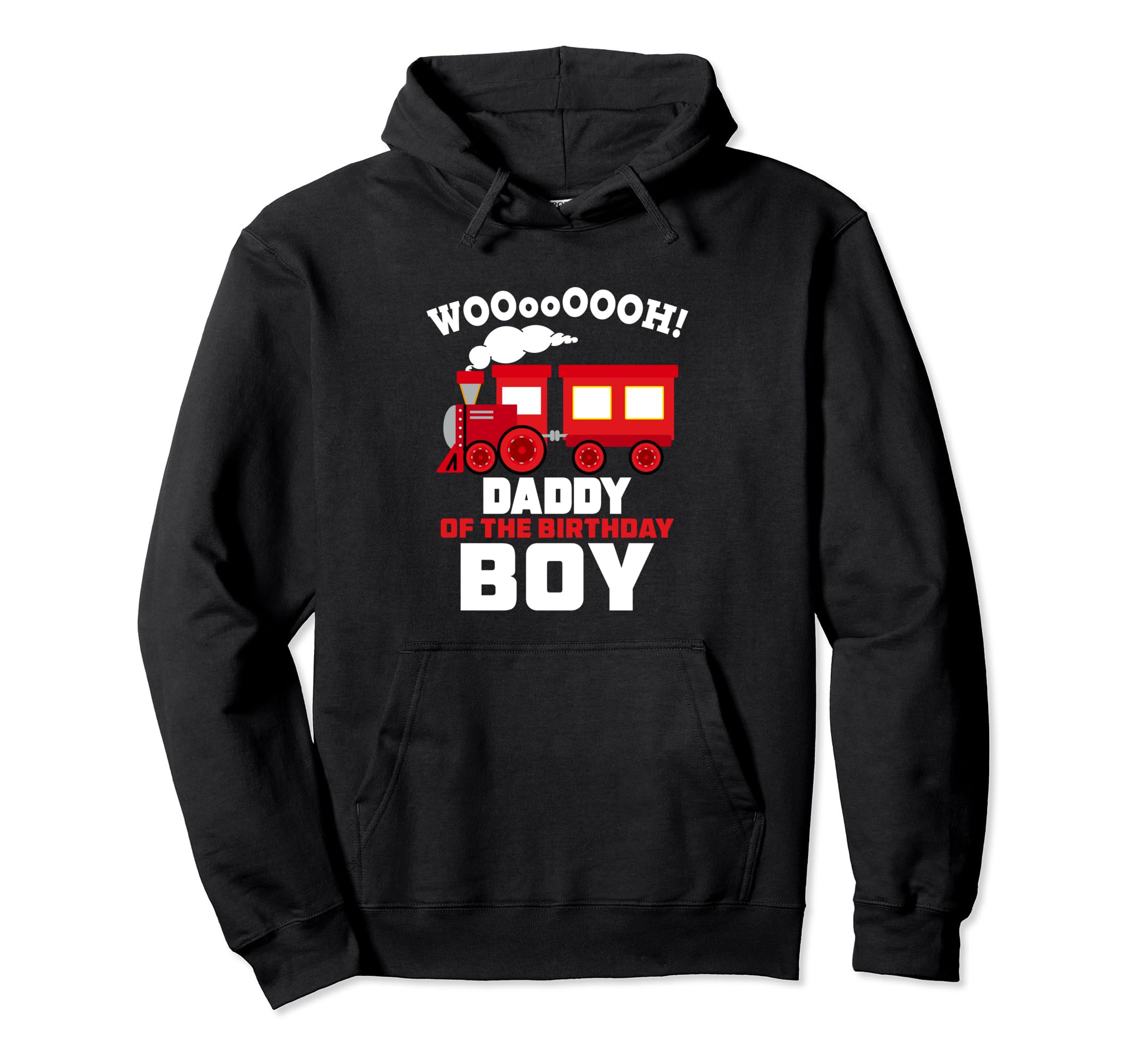 Daddy Birthday Dad Train Lover Family Hoodie - Novelty Apparel Men Women - T-Shirt, Sweatshirt, Hoodie