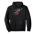 Colorful Funny Soccer Goalie Hoodie - Casual Everyday Wear Men Women - T-Shirt, Sweatshirt, Hoodie