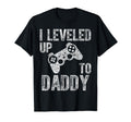 I Leveled Up To Daddy Funny Video T-Shirt - Custom Art Print for Adults - T-Shirt, Sweatshirt, Hoodie