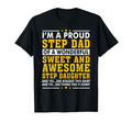 Funny Step Dad Fathers Day Gift Step T-Shirt - Aesthetic Graphic Unisex - T-Shirt, Sweatshirt, Hoodie