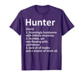 Hunter Definition Personalized Name T-Shirt - Casual Everyday Wear Unisex - T-Shirt, Sweatshirt, Hoodie