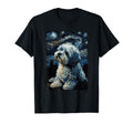 Havanese Dog Starry Night T-Shirt - Custom Art Print Men Women - T-Shirt, Sweatshirt, Hoodie