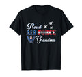 Proud Air Force Grandma Us Flag T-Shirt - Fun Novelty Design Unisex - T-Shirt, Sweatshirt, Hoodie