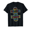 Autism Awareness Puzzle Piece Words T-Shirt - Custom Art Print Unisex - T-Shirt, Sweatshirt, Hoodie