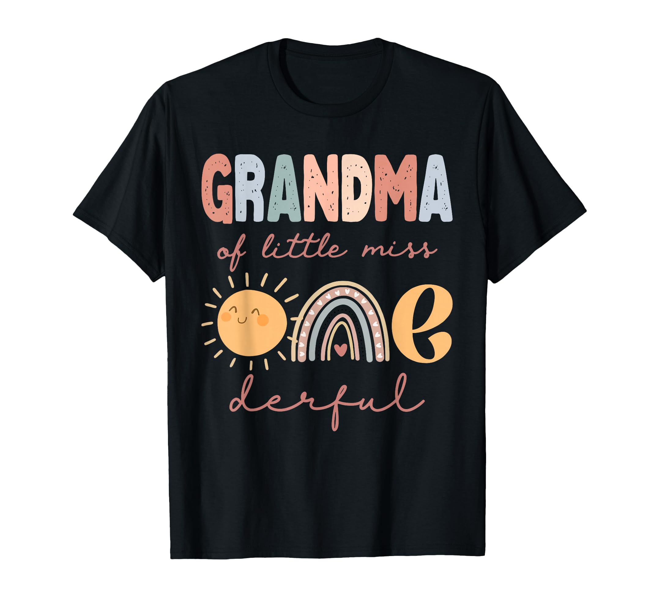 Grandma Little Miss Onederful First T-Shirt - Graphic Print Men Women - T-Shirt, Sweatshirt, Hoodie