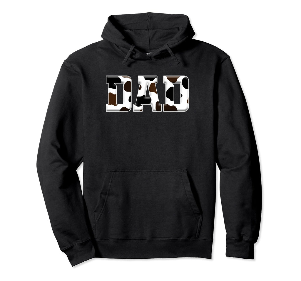 Cow Dad Birthday Family Matching Fathers Hoodie - Graphic Print for Adults - T-Shirt, Sweatshirt, Hoodie