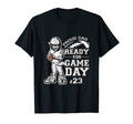 Custom Proud Football Dad Number 23 T-Shirt - Custom Art Print for Adults - T-Shirt, Sweatshirt, Hoodie