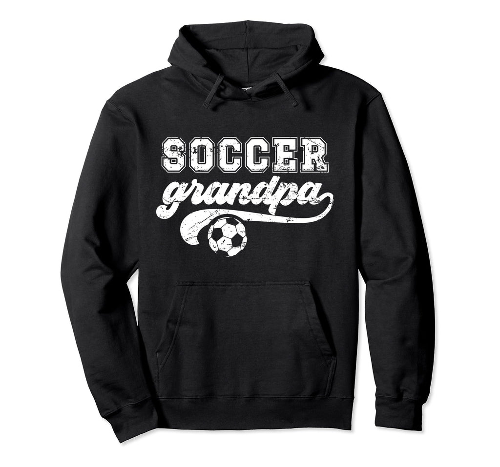 Soccer Grandpa Proud Grandpa Soccer Hoodie - Minimalist Print Unisex - T-Shirt, Sweatshirt, Hoodie