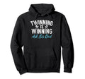 Twinning Is Winning Ask This Dad Twin Dad Hoodie - Minimalist Print Unisex - T-Shirt, Sweatshirt, Hoodie