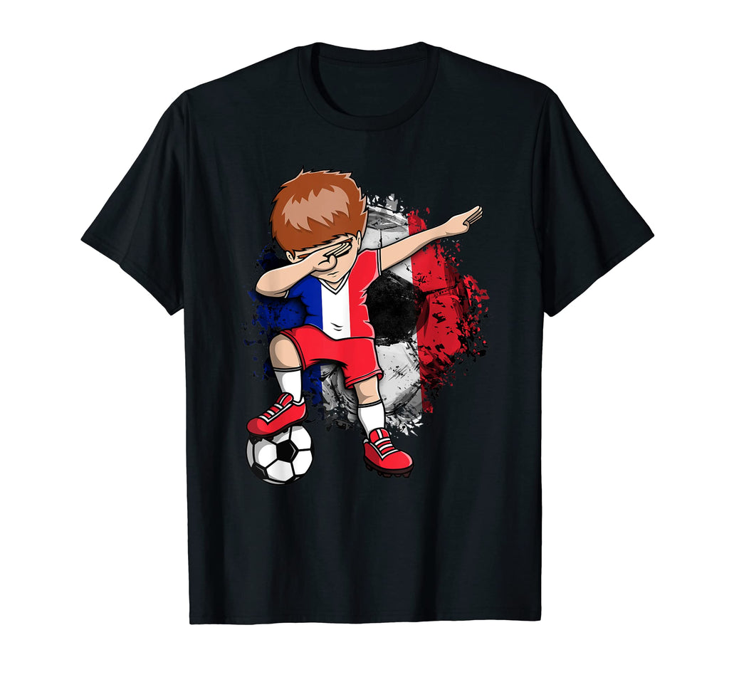 Dabbing Soccer France Jersey French T-Shirt - Graphic Print Unisex - T-Shirt, Sweatshirt, Hoodie