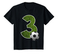 Number 3 Years Soccer 3Rd Birthday T-Shirt - Minimalist Print Unisex - T-Shirt, Sweatshirt, Hoodie