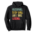 Funny Husband Step Dad Dirt Bike Hoodie - Aesthetic Graphic for Adults - T-Shirt, Sweatshirt, Hoodie