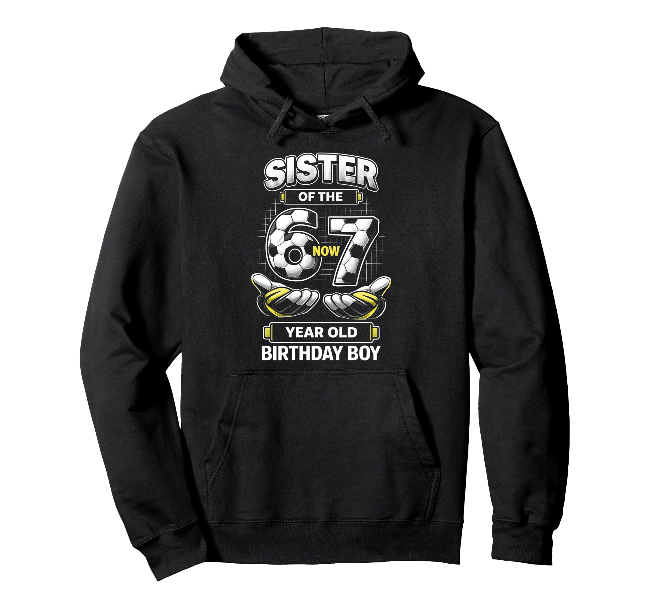 Birthday I Was 6 Now Im 7 Six Seven Hoodie - Graphic Print Men Women - T-Shirt, Sweatshirt, Hoodie