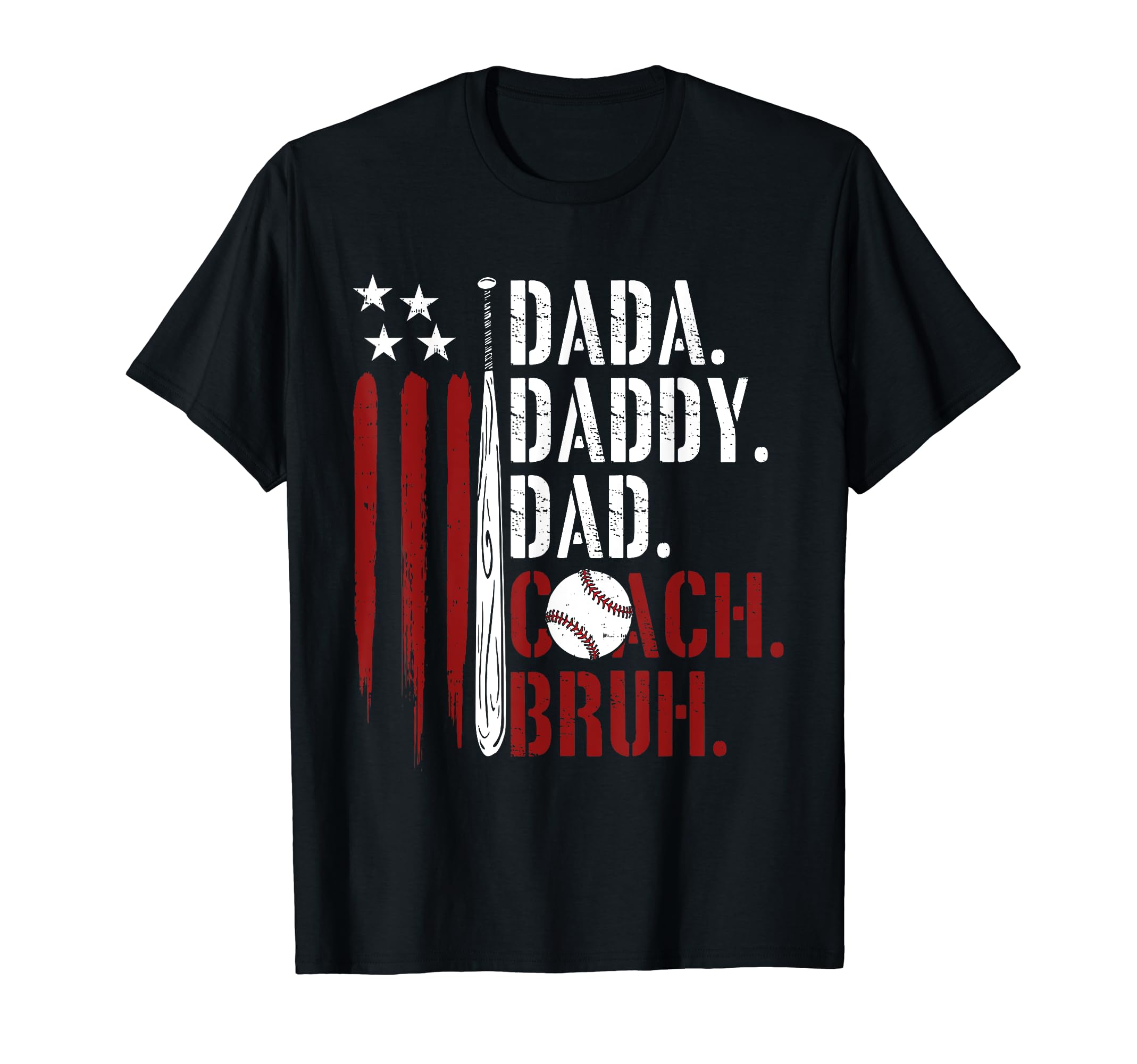 Dada Daddy Dad Bruh American Flag T-Shirt - Trendy Graphic Men Women - T-Shirt, Sweatshirt, Hoodie
