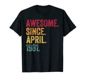 Awesome Since April 1981 42Nd T-Shirt - Fun Novelty Design Men Women - T-Shirt, Sweatshirt, Hoodie