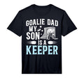 Mens Ice Hockey Goalie Dad Ice Hockey T-Shirt - Novelty Apparel for Adults - T-Shirt, Sweatshirt, Hoodie