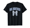 Big Brother Coquette Toile Blue Bow T-Shirt - Aesthetic Graphic for Adults - T-Shirt, Sweatshirt, Hoodie