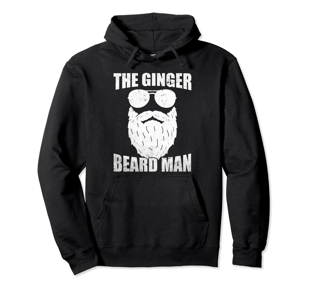 Ginger Bearded Funny Bearded Dad Hoodie - Aesthetic Graphic for Adults - T-Shirt, Sweatshirt, Hoodie