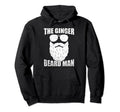 Ginger Bearded Funny Bearded Dad Hoodie - Aesthetic Graphic for Adults - T-Shirt, Sweatshirt, Hoodie