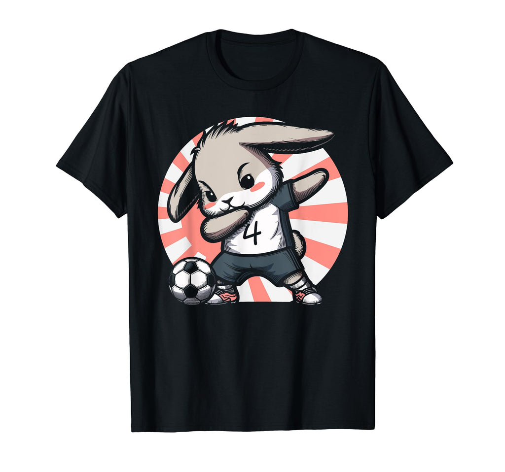 Soccer Rabbit Bunny Soccer Player T-Shirt - Custom Art Print for Adults - T-Shirt, Sweatshirt, Hoodie