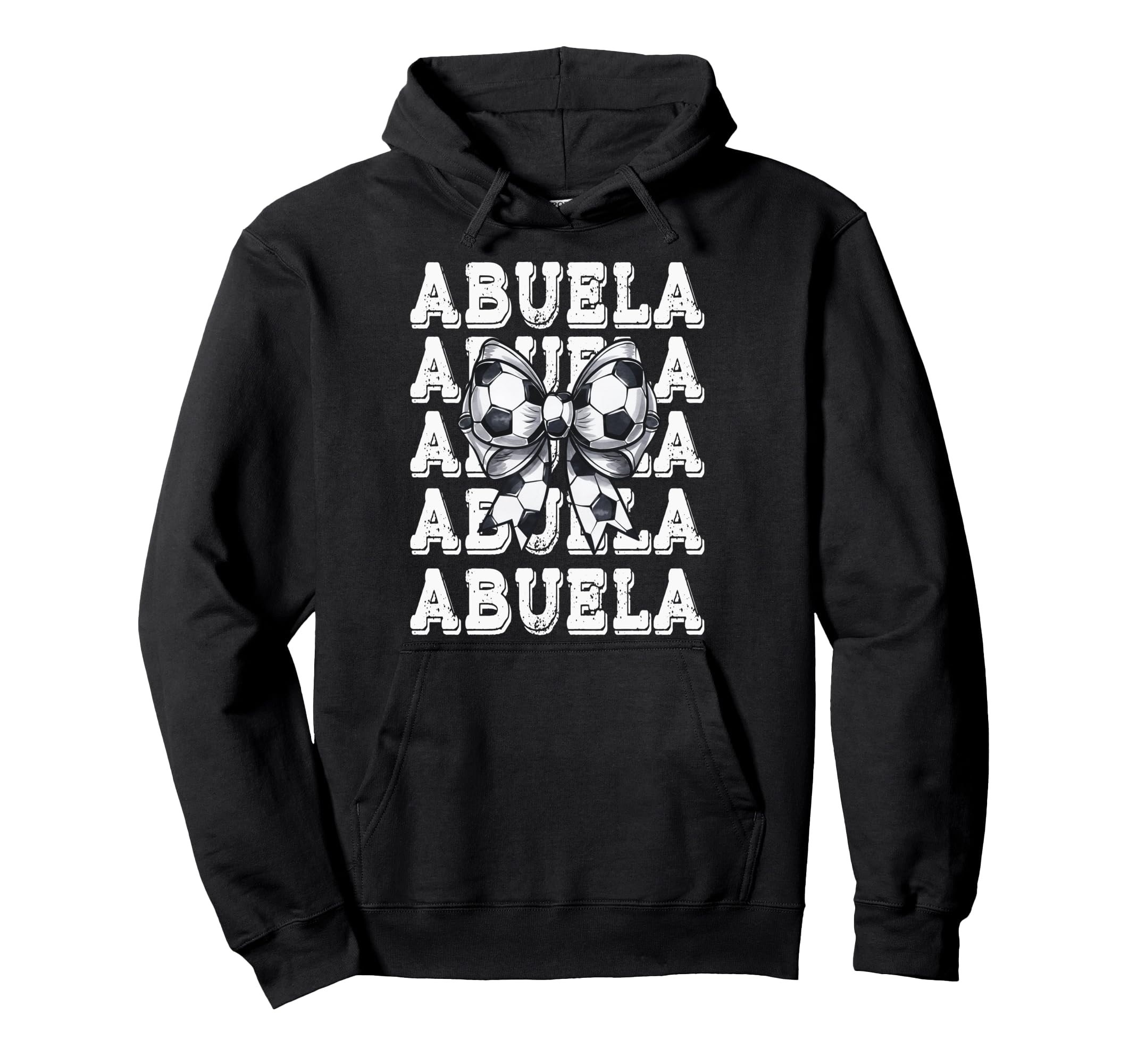 Coquette Soccer Abuela Matching Hoodie - Fun Novelty Design Men Women - T-Shirt, Sweatshirt, Hoodie
