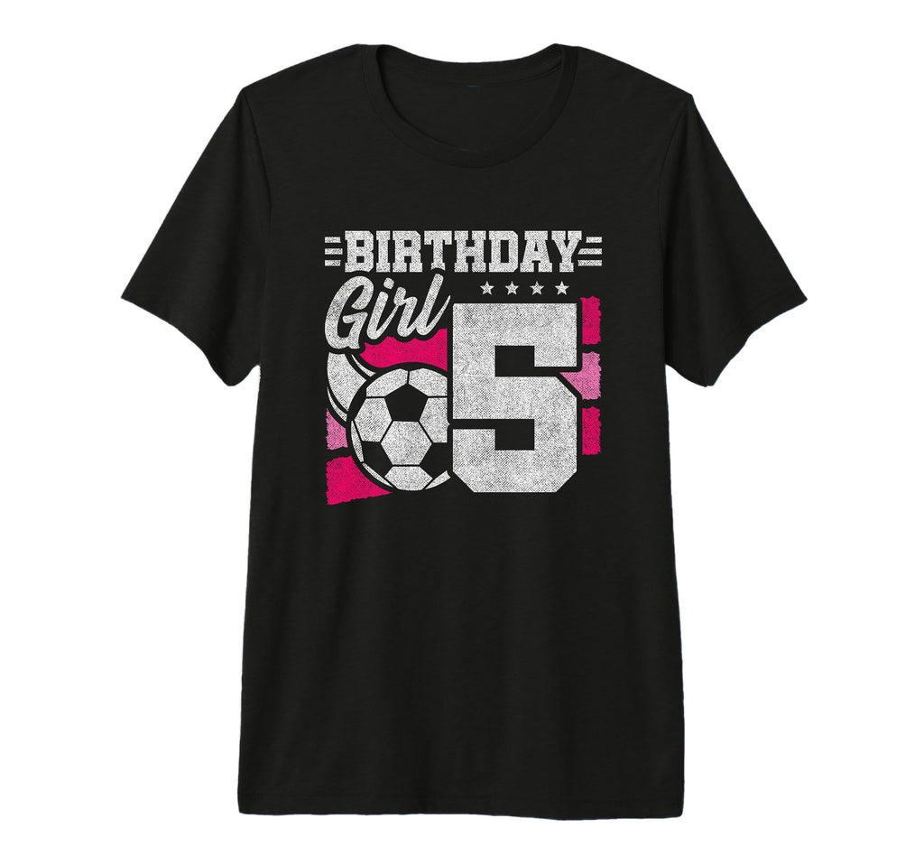 5 Year Old Soccer Birthday 5Th Birthday T-Shirt - Graphic Print Unisex - T-Shirt, Sweatshirt, Hoodie
