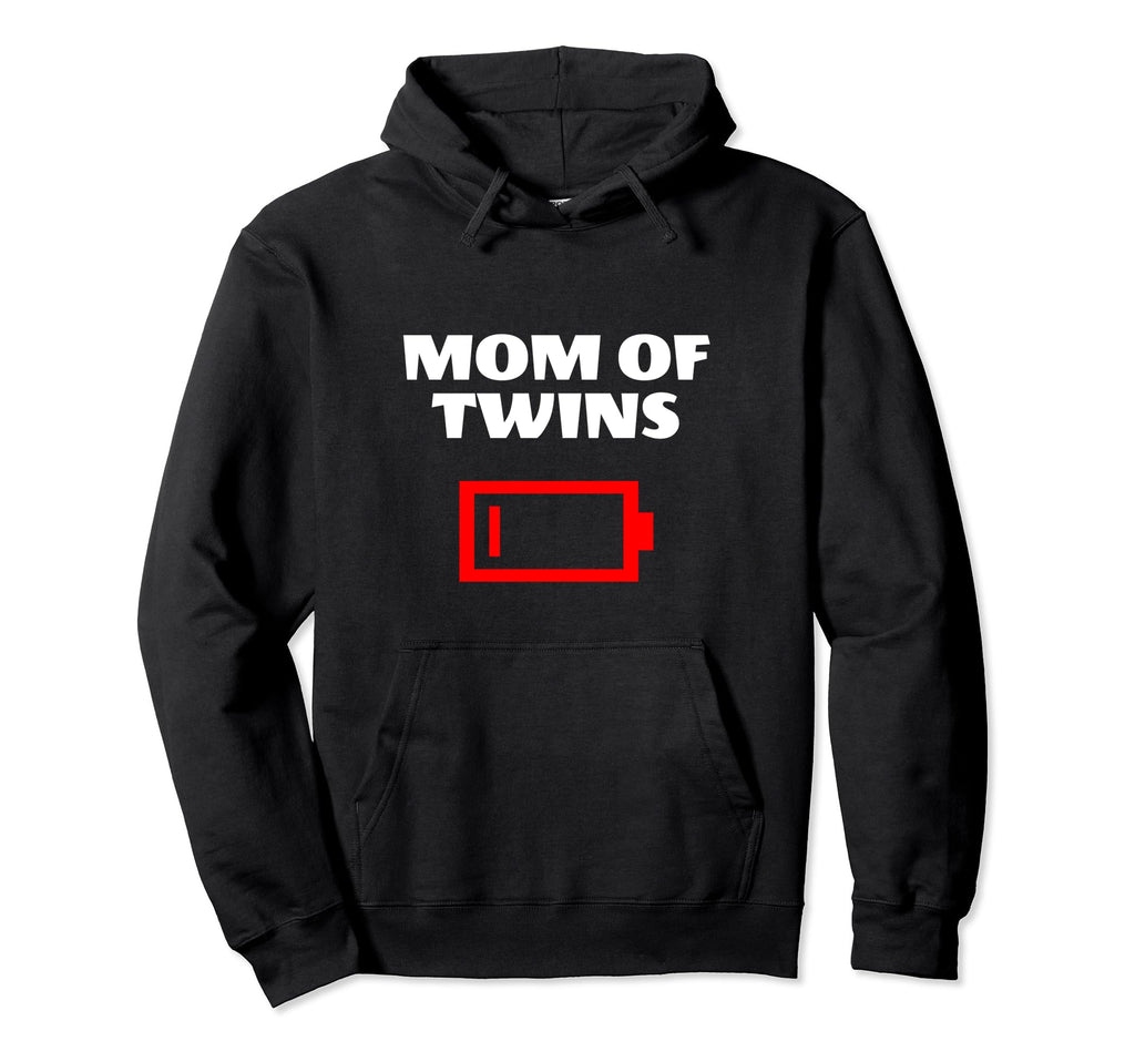 Tired Mom Twins Funny Mother Twin Babies Hoodie - Custom Art Print Unisex - T-Shirt, Sweatshirt, Hoodie