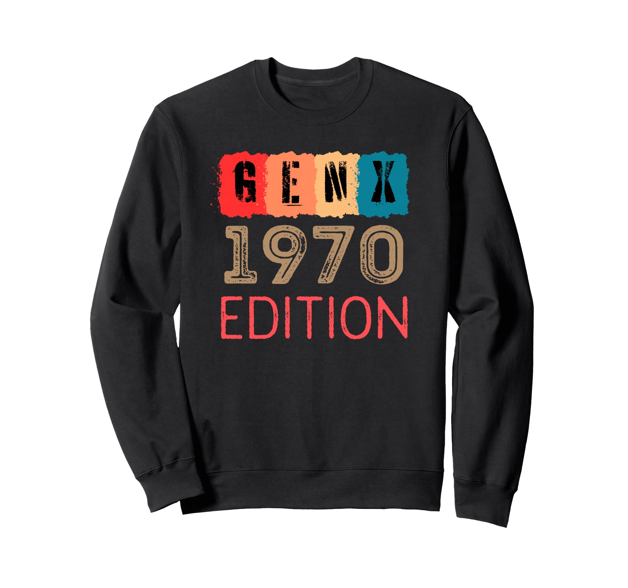 Gen X 1970 Mom Dad Sweatshirt - Minimalist Print for Adults - T-Shirt, Sweatshirt, Hoodie