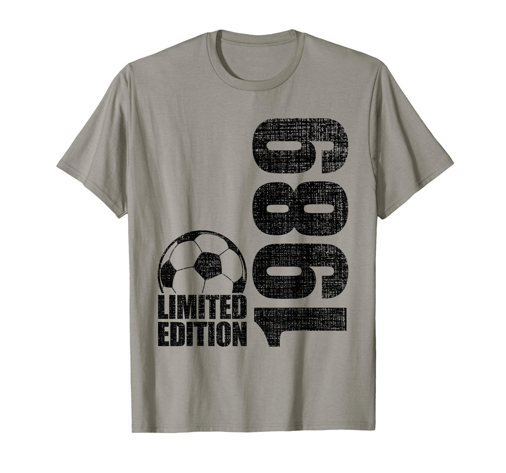 37 Years Old 1989 37Th Birthday Soccer T-Shirt - Custom Art Print Unisex - T-Shirt, Sweatshirt, Hoodie