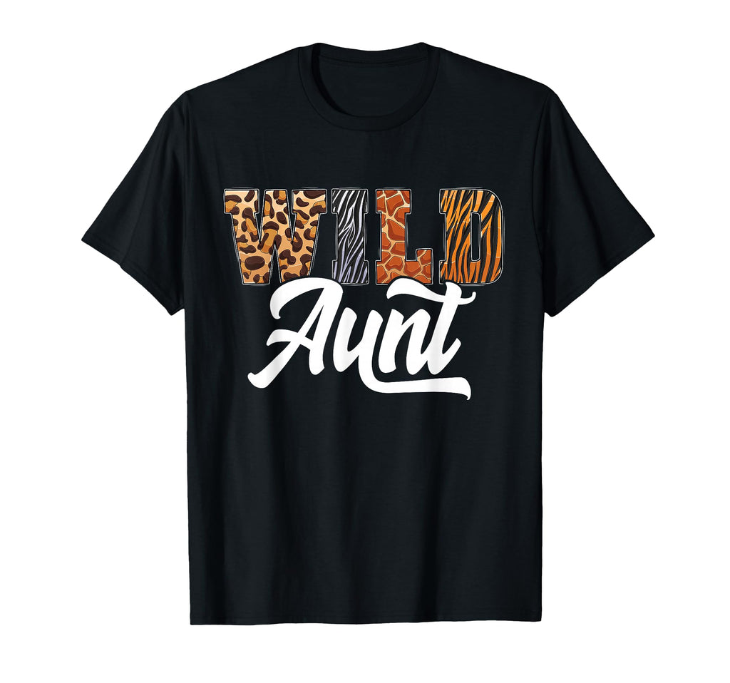 Wild Aunt Zoo Born Wild Birthday Safari T-Shirt - Trendy Graphic Men Women - T-Shirt, Sweatshirt, Hoodie