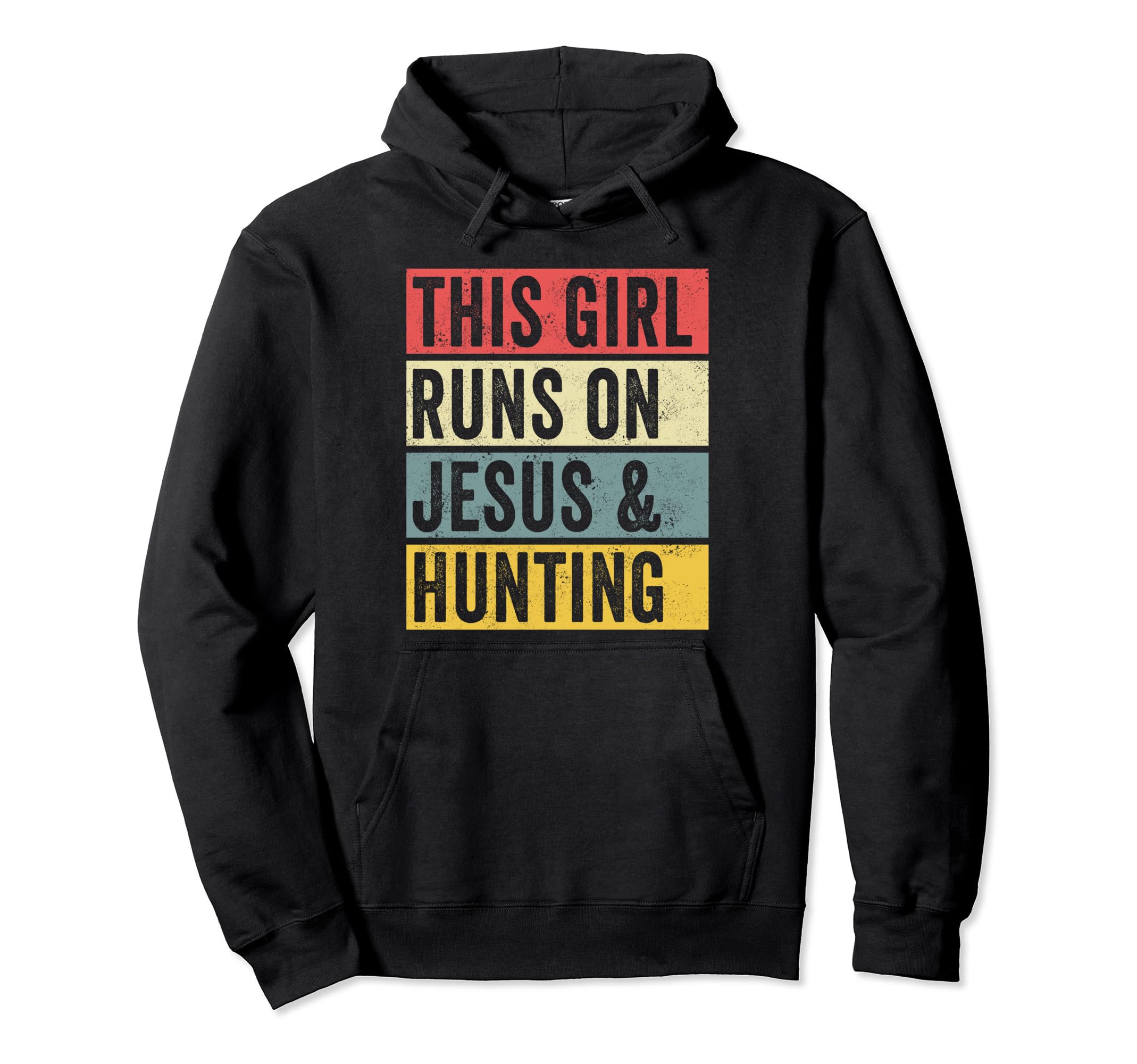Funny Hunting This Runs Jesus And Hoodie - Minimalist Print for Adults - T-Shirt, Sweatshirt, Hoodie