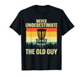 Disc Golf Art Grandpa Dad Disc Golf Player T-Shirt - Trendy Graphic Unisex - T-Shirt, Sweatshirt, Hoodie