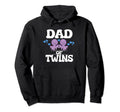 Dad Twins Octopus New Father Announcement Hoodie - Aesthetic Graphic Unisex - T-Shirt, Sweatshirt, Hoodie