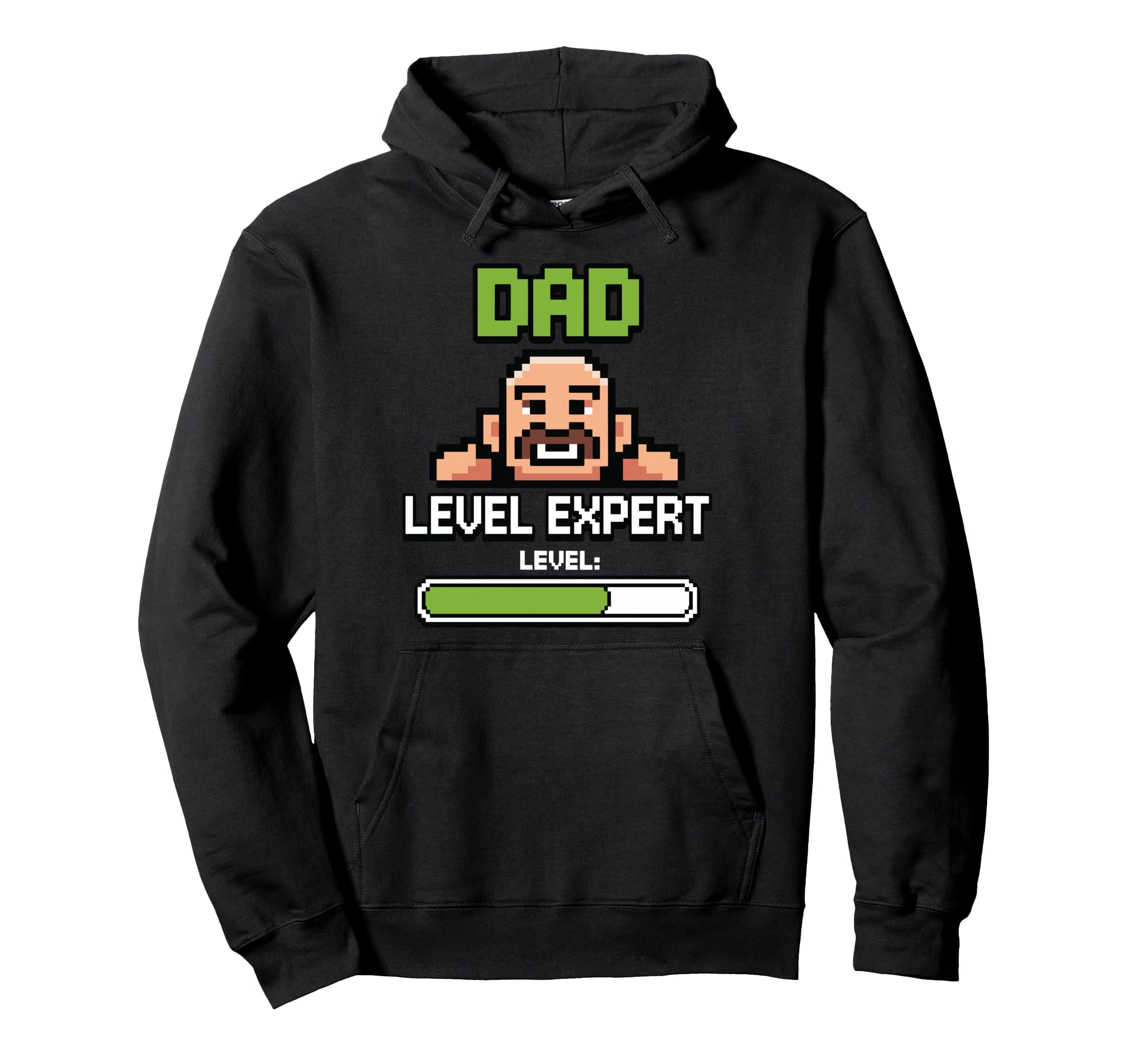 Video Game Father Gamer Dad Level Expert Hoodie - Custom Art Print Unisex - T-Shirt, Sweatshirt, Hoodie