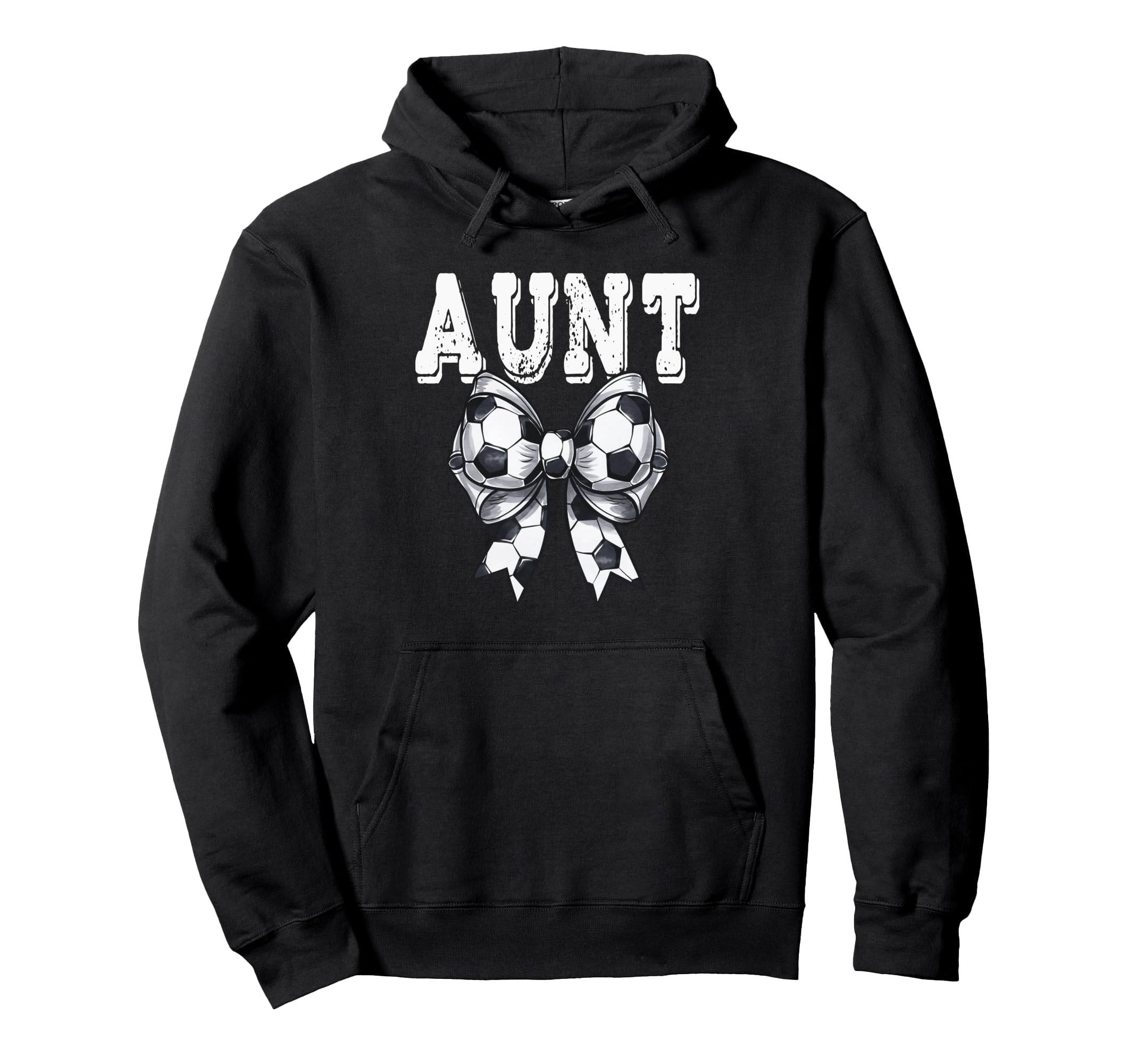 Coquette Soccer Bow Mom Aunt Grandma Hoodie - Fun Novelty Design Unisex - T-Shirt, Sweatshirt, Hoodie