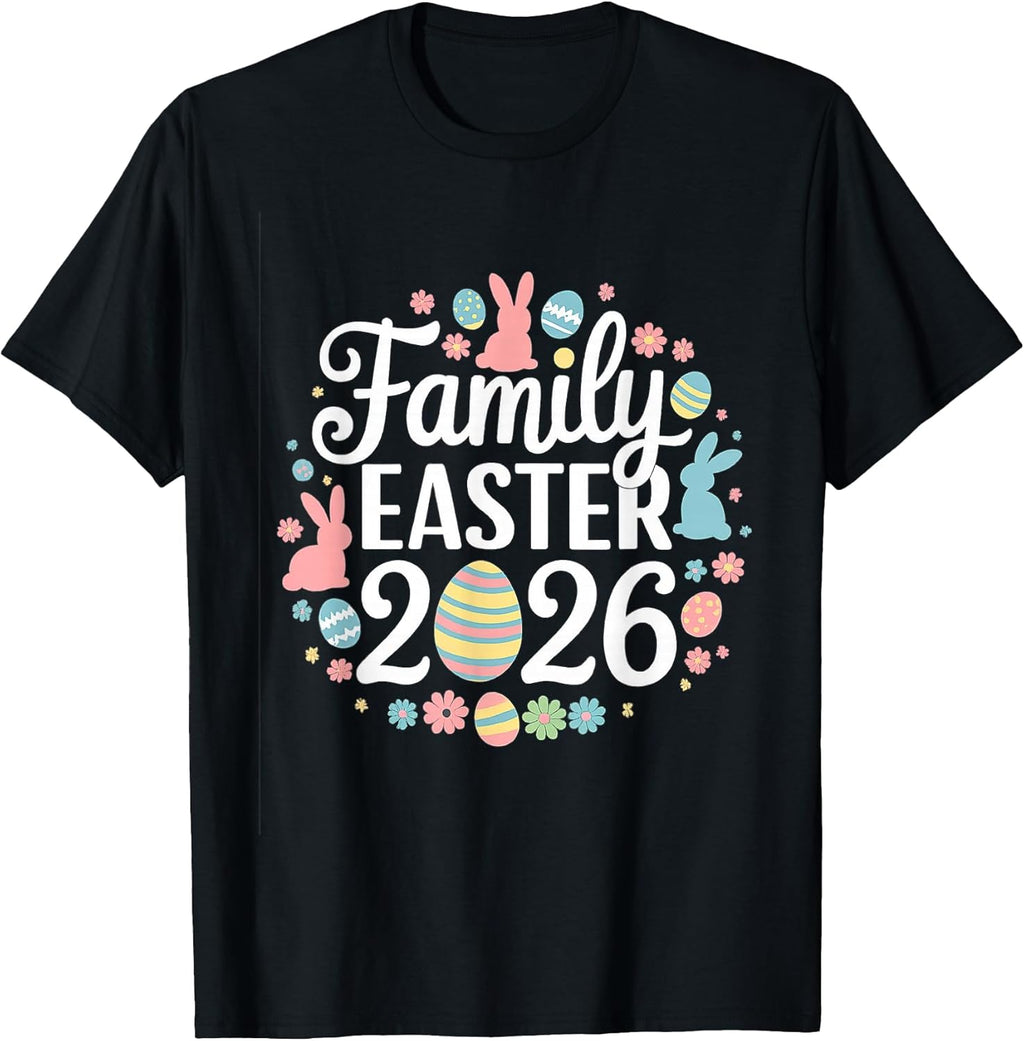 Family Easter 2026 Matching Egg Kids Spring - Adult & Kids T-Shirts, Sweatshirts & Hoodies apparel design preview 1