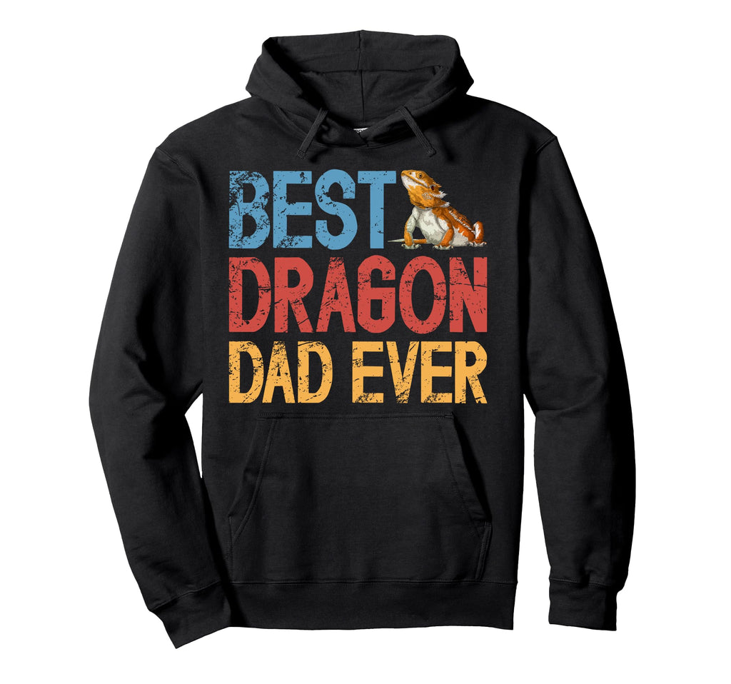 Best Bearded Dragon Dad Ever Bearded Hoodie - Aesthetic Graphic for Adults - T-Shirt, Sweatshirt, Hoodie